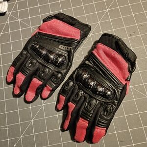 Ladies Bilt Motorcycle Riding Gloves M